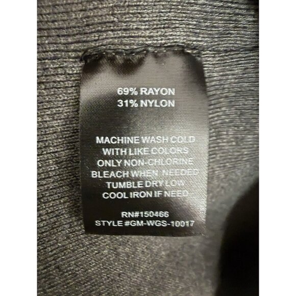 Montgomery Post Dark Gray Women’s Crop Sweater XXL - Picture 4 of 6